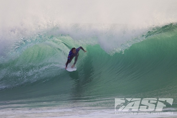 Brett Simpson (USA), 27, will open up the Rip Curl Pro Portugal in Heat 1 Round 1 when competition commences.