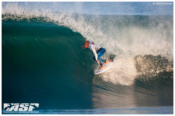 Kelly Slater (USA), 40, reigning 11-time ASP World Champion, has claimed the 2012 Quiksilver Pro France.