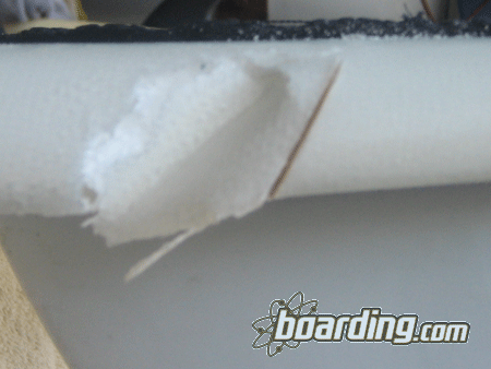 How to repair a cracked surfboard rail