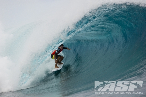 Miguel Pupo (BRA), 20, was today's standout on Day 2 of the Billabong Pro Tahiti.