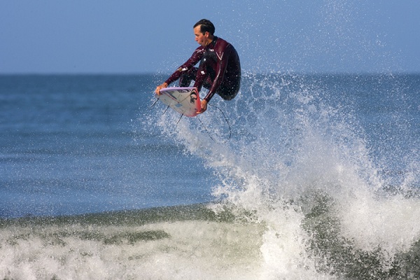 Jason Collins will take on the world's best surfers at the upcoming O'Neill Cold Water Classic.