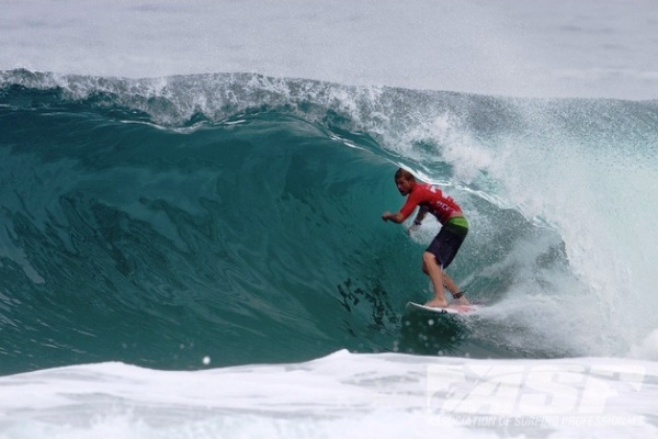 John John Florence (HAW), 19, scalped his first elite tour victory at the Billabong Rio Pro today over Joel Parkinson (AUS), 31.