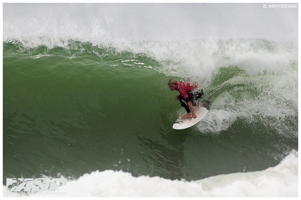 John John Florence (HAW), 20, current ASP WCT No. 4, will face Joel Parkinson (AUS), current ASP WCT No. 1, in the Quarterfinals of the Rip Curl Pro Portugal.