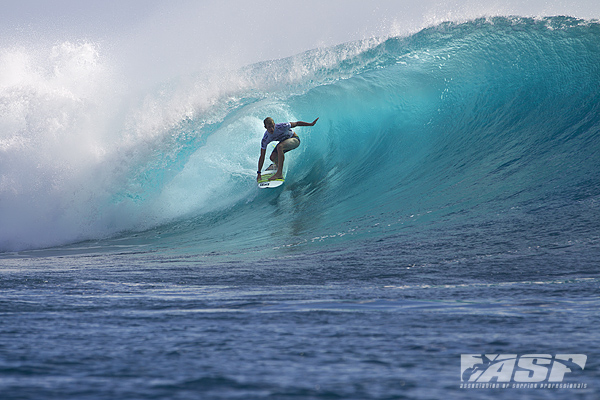 John John Florence (HAW), 19, once again proved the form surfer at the Volcom Fiji Pro.