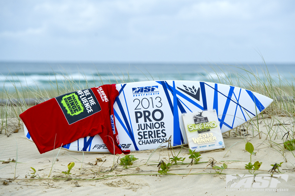 Plenty of prizes worth fighting for at this week’s Be The Influence Surf Pro Junior, the event win, the ASP Australasia Pro Junior Series Championship as well as the prize-money. Pic ASP/Will H-S