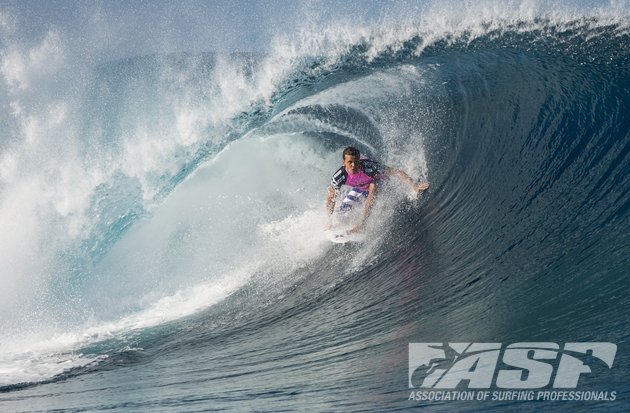 Julian Wilson (AUS), 24, will face off against Adam Melling (AUS), 28, in Heat 9 of Billabong Pro Tahiti Round 3.