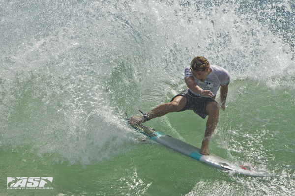 South Africa's David Van Zyl (ZAF) posted an impressive heat win at the Breaka Burleigh Pro this morning. Pic ASP/Robertson