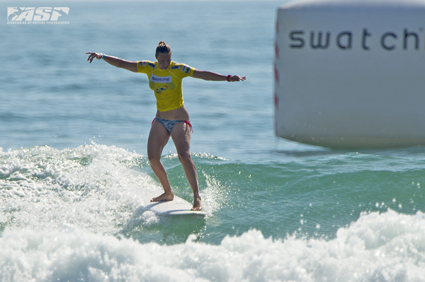 ASP No. 1 seed Georgia Young competing at the 2012 Swatch Girls Pro China. Pic ASP/Robertson