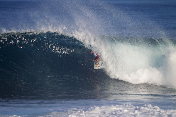 Patrick Gudauskas (USA), 28, will need to advance through Round 3 to qualify for the 2014 ASP WCT. 