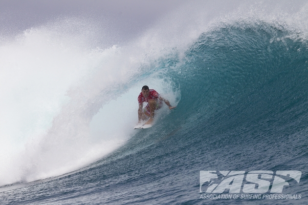 Joel Parkinson (AUS), 32, will face off against Yadin Nicol (AUS), 27, in Heat 12 Round 3 when Volcom Fiji Pro competition resumes. 