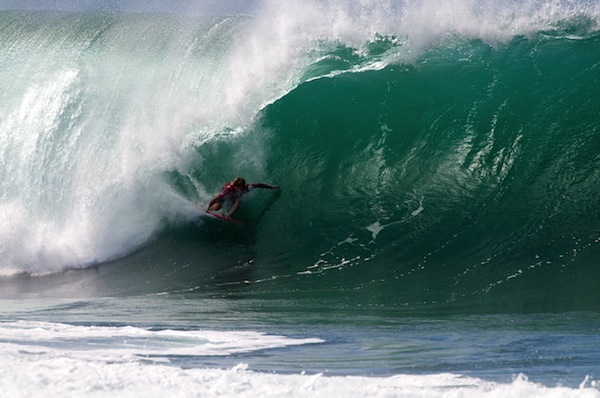 John John Florence secured his third consecutive Volcom Pipe Pro win with impeccable barrel riding skills at his home break.