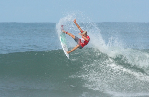 Defending event champion Tanner Hendrickson put in a strong opening performance at Playa Revolcadero. 