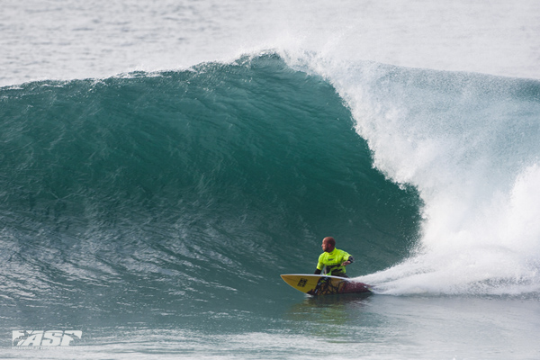 Nathan Hedge (AUS) at the Billabong Pro J-Bay last year where he was one of the standout surfers, even posting a perfect 10-point-ride.