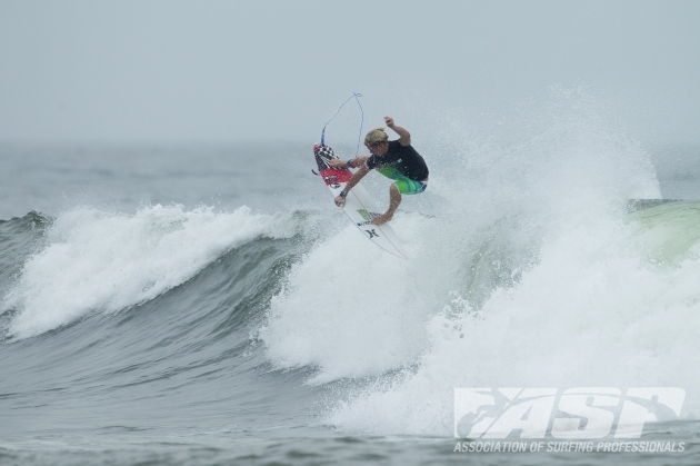 John John Florence suffered his ankle injury during the expression session at the Quiksilver Pro Gold Coast. 
