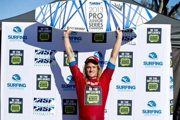 Jake Sylvester (Newcastle, NSW/AUS) is the 2013 ASP Australasia Pro Junior Series Champion. Pic ASP/Will H-S