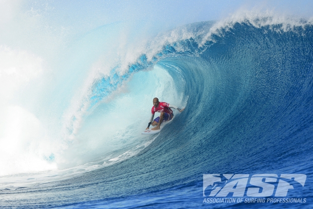 Kelly Slater (USA), 41, winner of the Volcom Fiji Pro and new ASP WCT No. 1.