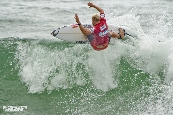 Two-time ASP World Champion won his first heat of 2013 at the Breaka Burleigh Pro today. Pic ASP/Will H-S