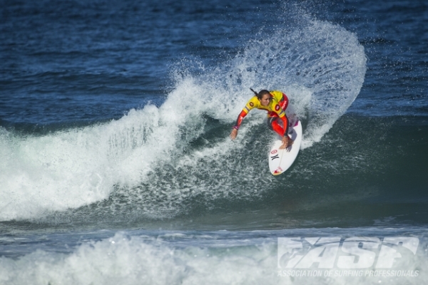 Carissa Moore (HAW), 21, reigning two-time ASP Women's World Champion and winner of the 2013 EDP Cascais Girls Pro.
