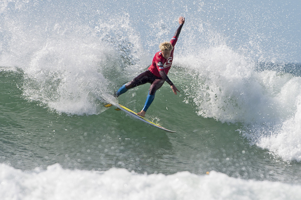Cody Robinson putting on a show in his hometown. Pic ASP/Robertson