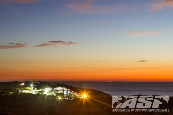 Sunrise over Bells Beach.