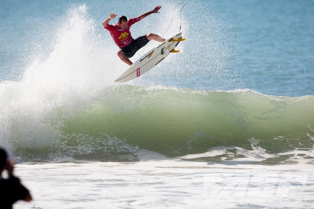 C.J Hobgood (USA) will take on Yadin Nicol (AUS) in the first heat of the day.