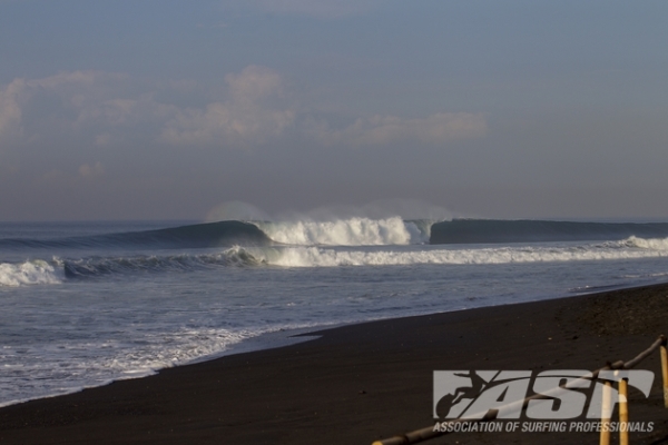 Keramas is back in action today at the Oakley Pro Bali.