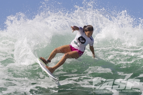 Sally Fitzgibbons (AUS), 2012 ASP Women's World Runner-Up, will take on Silvana Lima (BRA) and Sofia Mulanovich (PER) in Round 1 of the Roxy Pro Gold Coast.