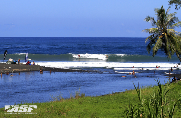 Papara rivermouth, Tahiti. Pic ASP/Will H-S