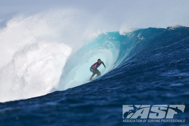 Owen Wright (AUS) at last year's Volcom Fiji Pro. Pic ASP/Kirstin