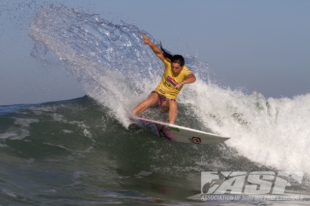Tyler Wright (AUS), 19, winner of the Colgate Plax Girls Rio Pro and current rankings leader on the ASP Women's WCT.