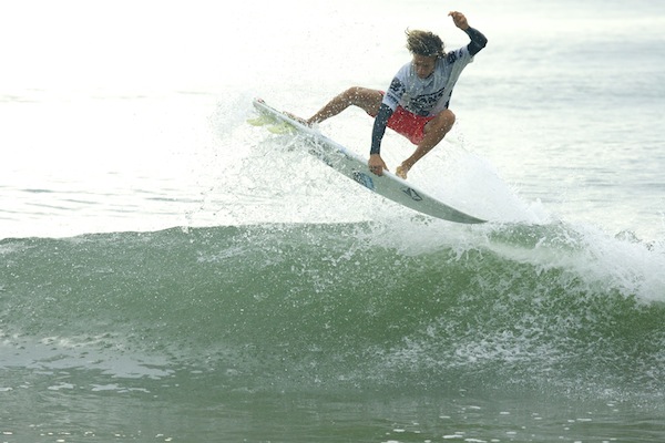 Noah Schweizer, 17, earned top scores during Round 2 of the Vans Pro Junior. 