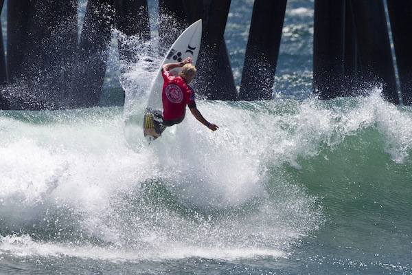 Nat Young (USA), 22, will surf in Heat 7 Round 3 of the Vans US Open today. 