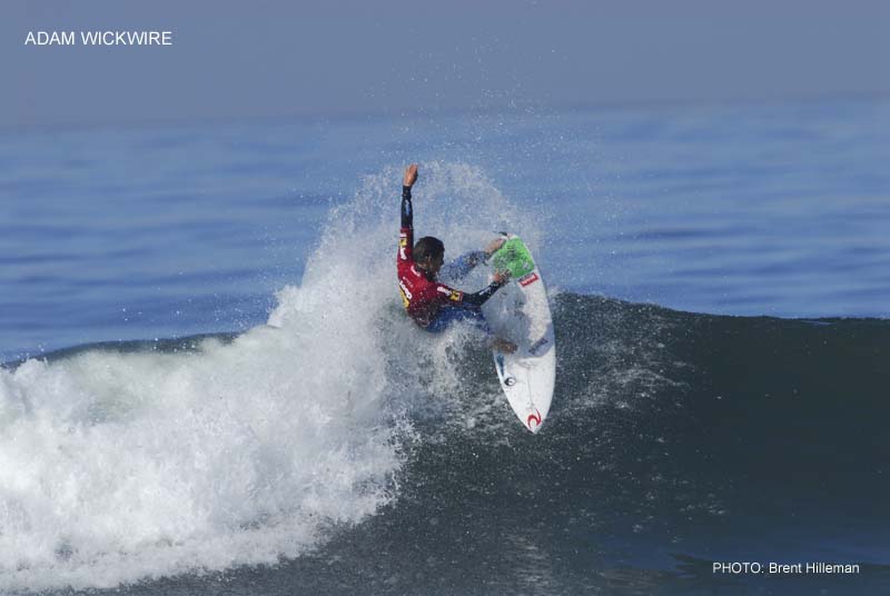 Adam Wickwire  Jeep Body Glove Surfbout Trestles.   Pic Credit Hilleman