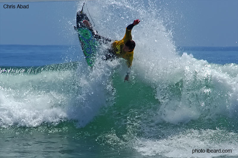 Chris Abad Picture Jeep Body Glove Surfbout Trestles.  Pic Credit Ibeard.com