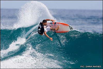 Heitor Alves Winner SriLankan Airlines Pro Maldives Surf Contest.  Photo credit ASP