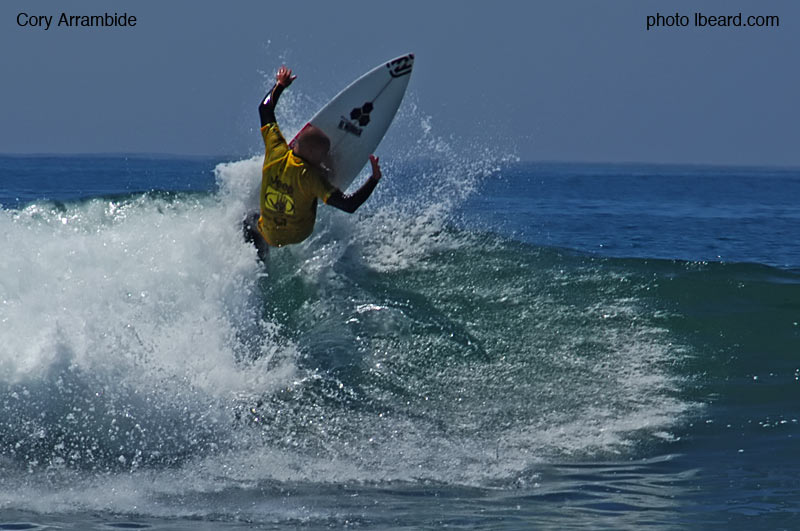 Cory Arrambide Picture Jeep Body Glove Surfbout Trestles.  Pic Credit Ibeard.com