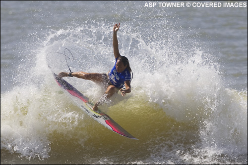 Melanie Bartels Billabong Girls Pro Brazil Surf Contest.  Pic Credit ASP