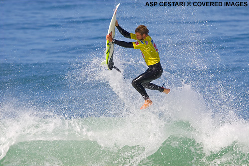 Troy Brooks Quiksilver Pro France Surf Contest.  Photo Credit ASP Media