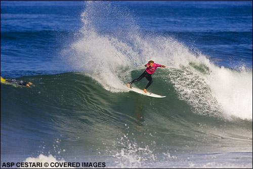 Bede Durbidge Quikslilver Pro France Surf Contest Round 1.  Photo Credit ASP Media