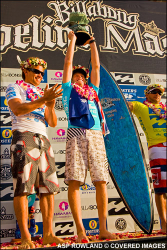 Bede Durbidge 2007 Billabong Pipe Masters Champ.  Photo ASP Tostee