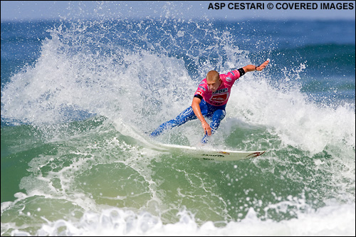 Mick Fanning Advances Out of Round 3 at The Quiksilver Pro France Surf Contest.  Photo credit ASP Media