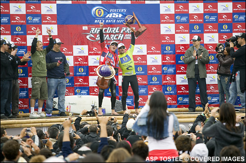 Andy Irons Winner Rip Curl Pro Search Chile Surf Contest.  Pic Credit ASP Tostee