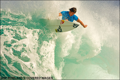 Bruce Irons was a stand out in the morning heats but he couldn’t hold on in the quarter finals. Surf Photo Credit ASP Tostee