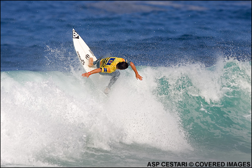 Gabe Kling Billabong Pro Mundaka Surf Contest.  Photo Credit ASP Tostee