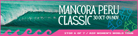 Mancora Peru Classic Surf Contest Event Site.