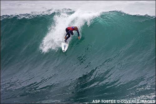 Bobby Martinez Rip Curl Pro Search Chile Surf Contest.  Pic Credit ASP Tostee