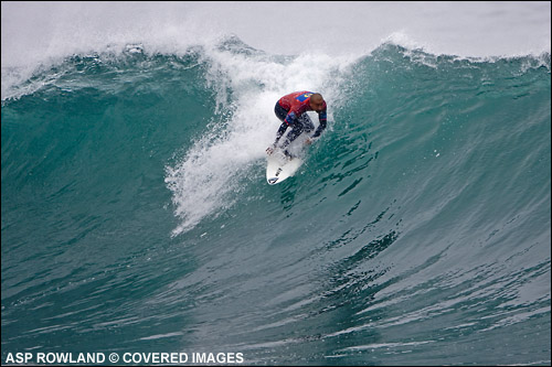 Bobby Martinez Rip Curl Pro Chile Surf Contest.  Pic Credit ASP Tostee