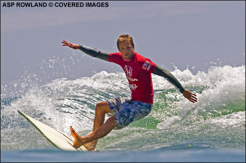 Colin McPhillips Wins The 2007 U.S. Open of Longboarding Surf Contest.  Pic Credit ASP Tostee