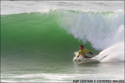 Occy Quiksilver Pro France Surf Contest Round 1.  Photo Credit ASP Media