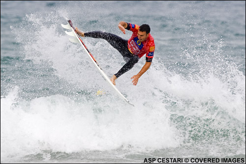 Joel Parkinson Billabong Pro Mundaka Surf Contest.  Photo Credit ASP Media
